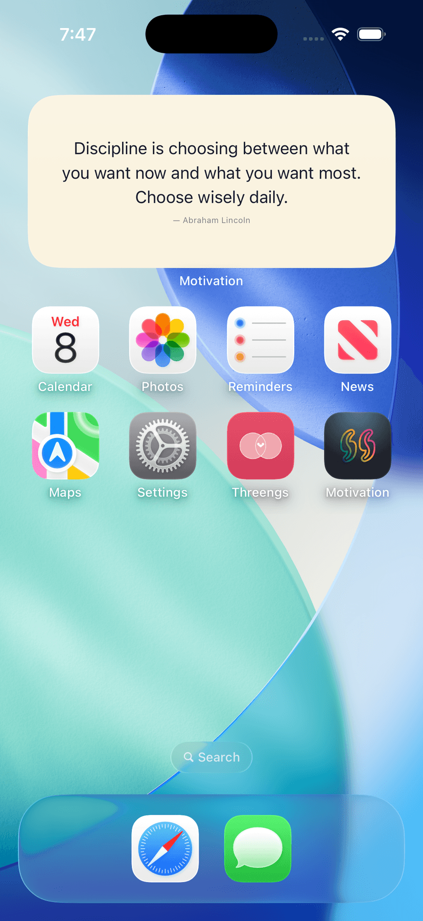Motivational Widget screenshot 1