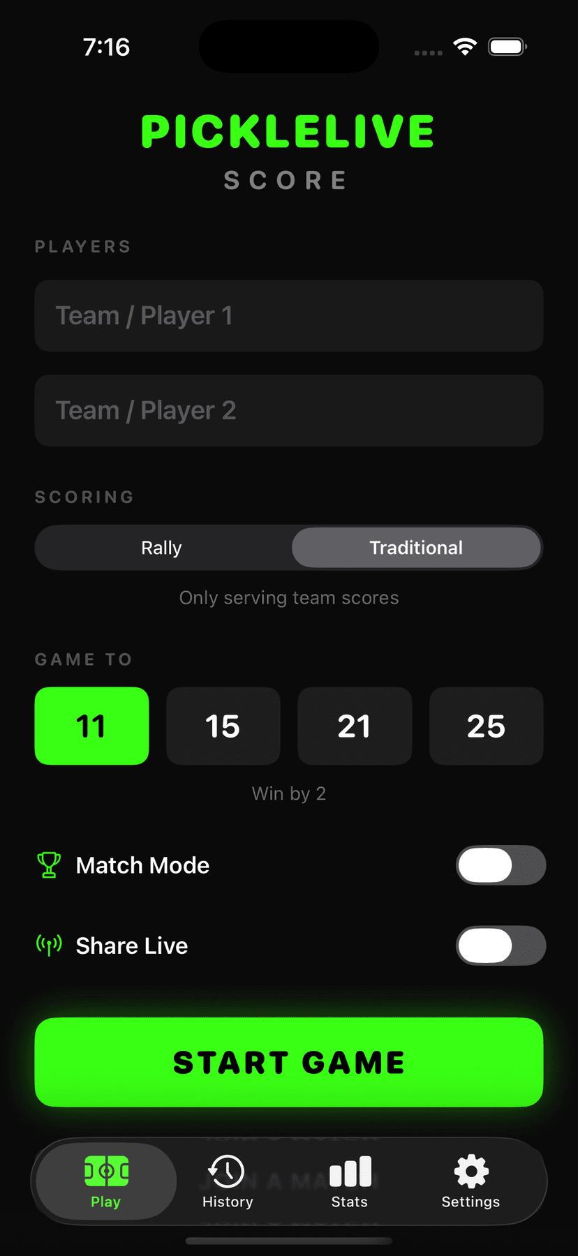 PickleLive Score screenshot 3